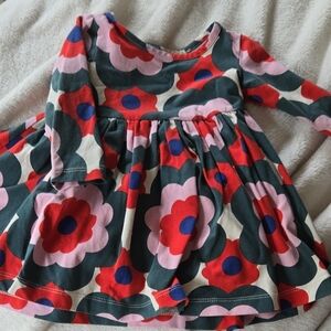 Floral Patterned Kids Dress